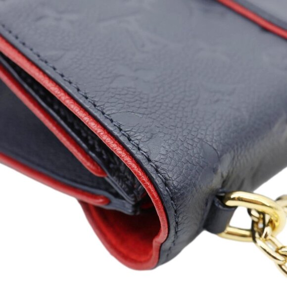 Louis Vuitton  Saint Sulpice PM Empreinte Leather Crossbody Bag Navy Blue - Picture 6 of 16